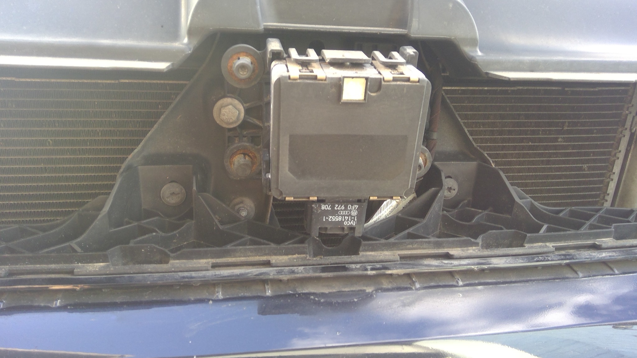 Radar sensor calibration in progress